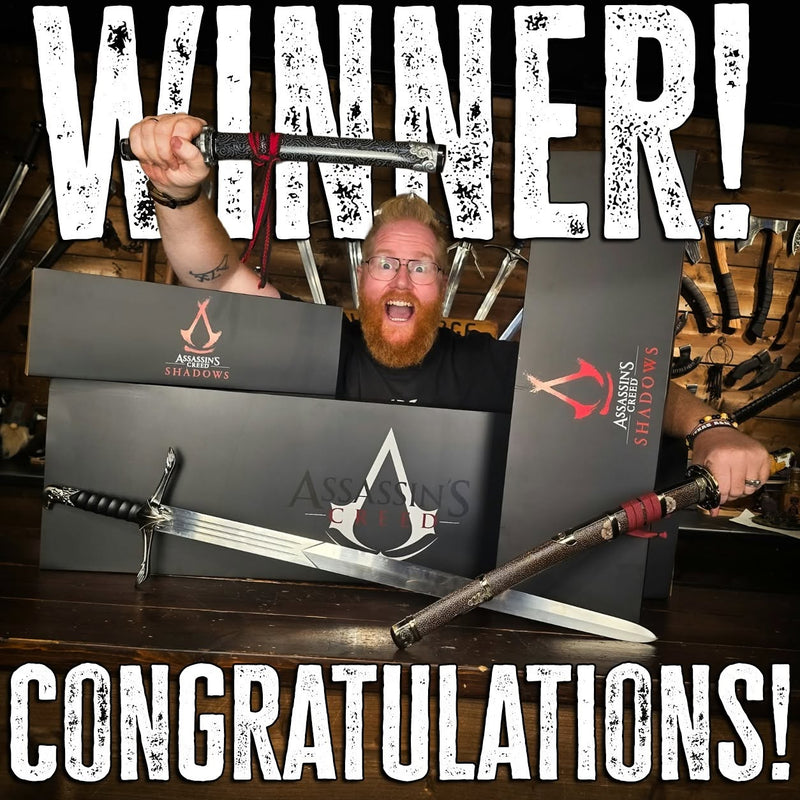 Sunday Giveaway winner – Assassin's Creed sword collection from Raven Forge