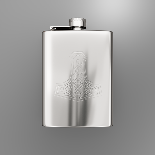 Mjolnir Hip Flask