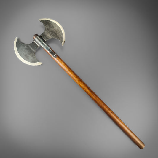 Medieval Twin Blade Axe