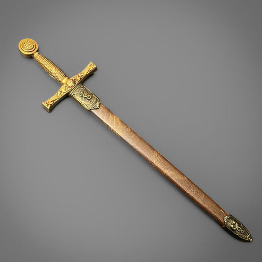Brass Excalibur Mini Sword