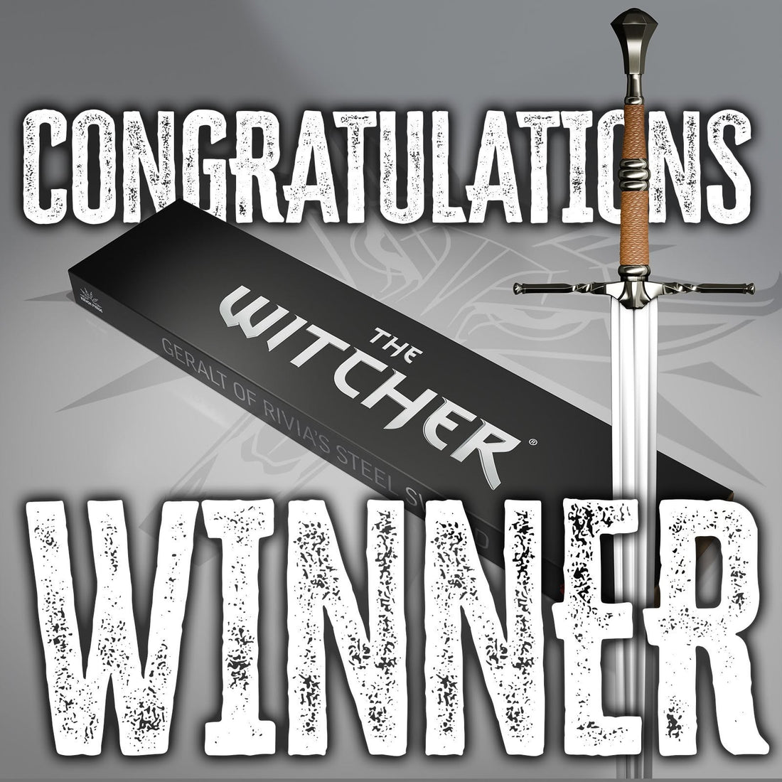 Sunday Giveaway winner – Witcher sword