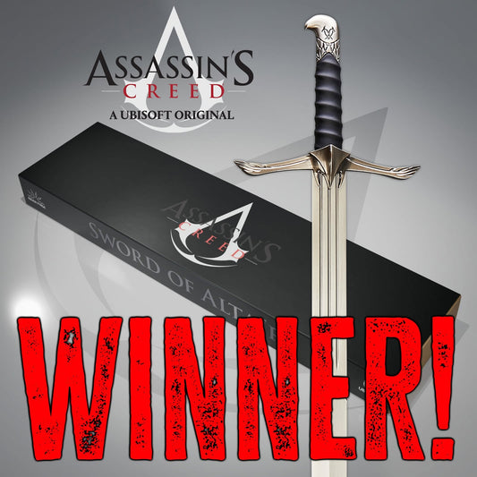 Sunday Giveaway winner – Sword of Altaïr