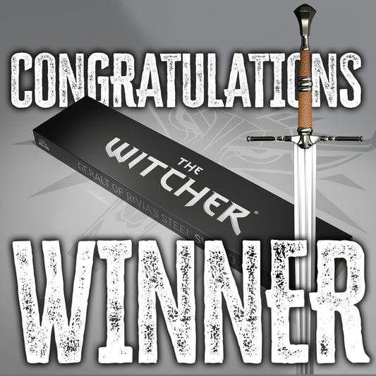 Sunday Giveaway winner – Witcher steel sword