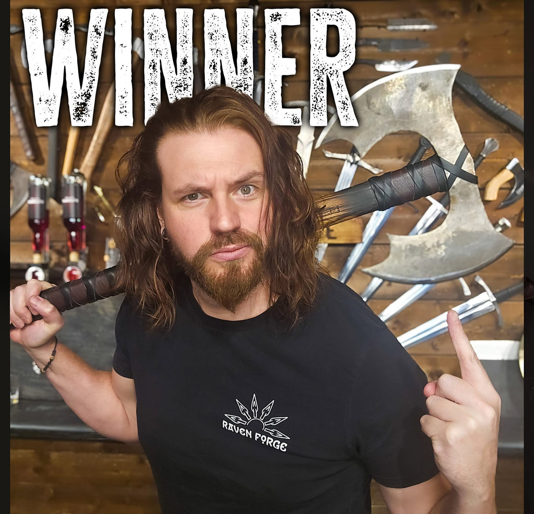 Sunday Giveaway winner – custom Frazetta axe