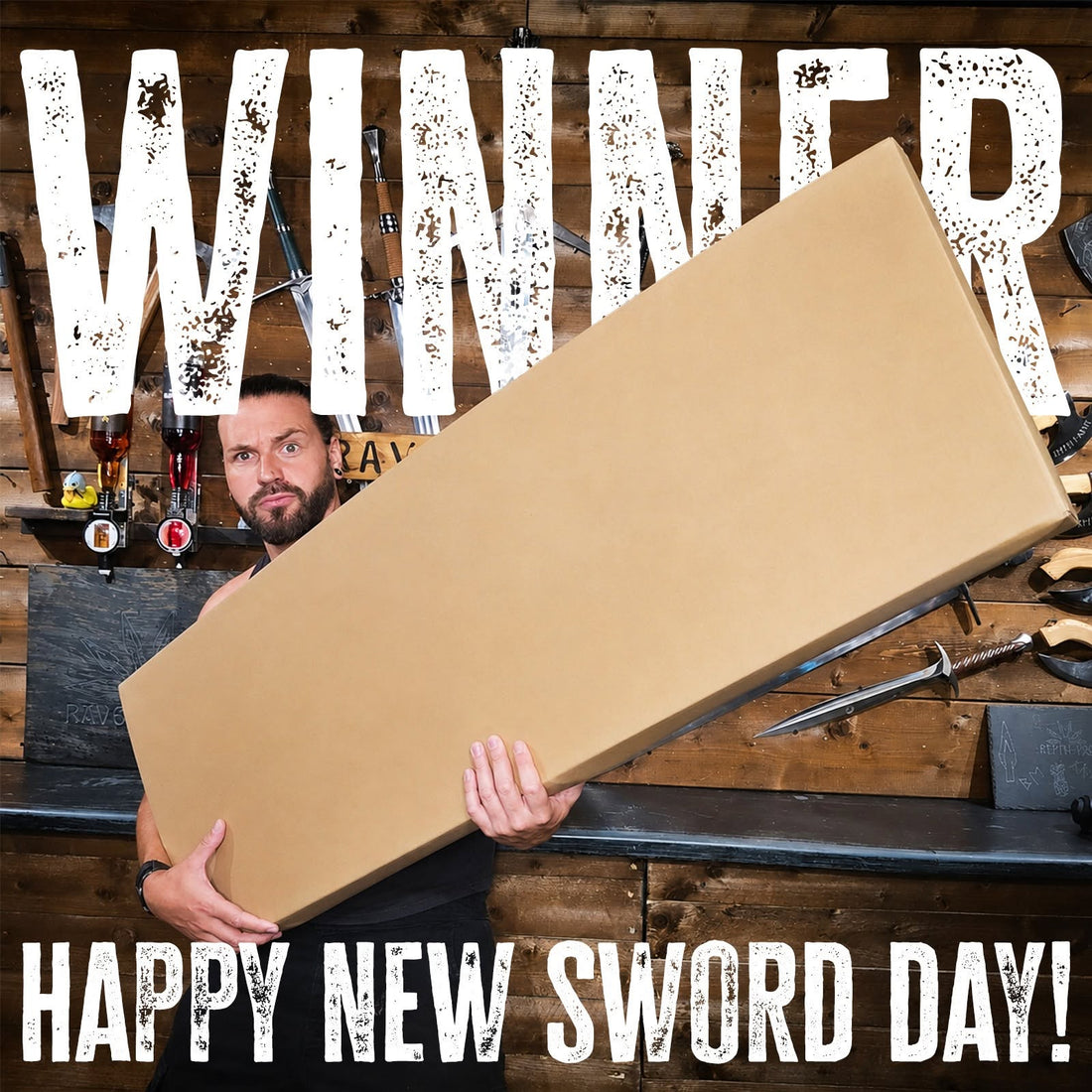 Sunday Giveaway winner – 15th Century Two-Handed War Sword from Raven Forge