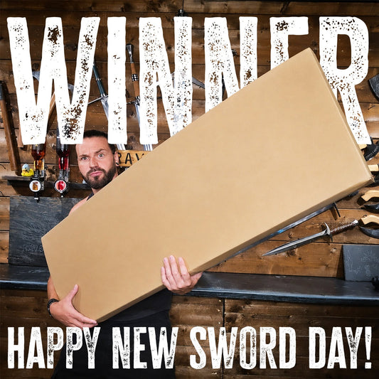 Sunday Giveaway winner – 15th Century Two-Handed War Sword from Raven Forge
