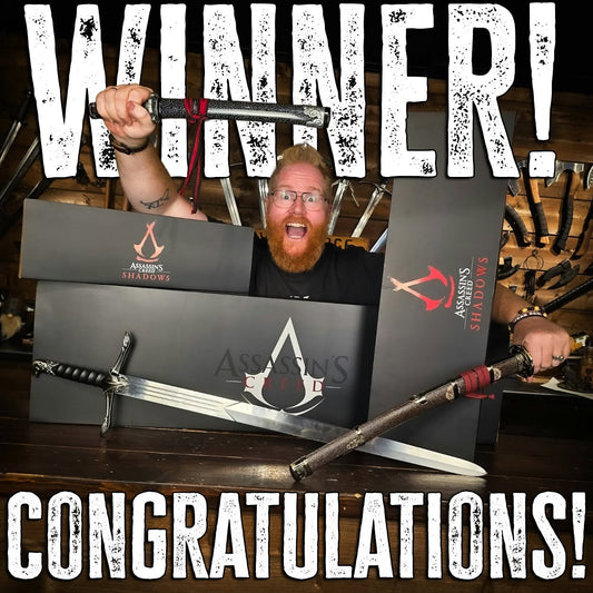 Sunday Giveaway winner – Assassin's Creed sword collection from Raven Forge