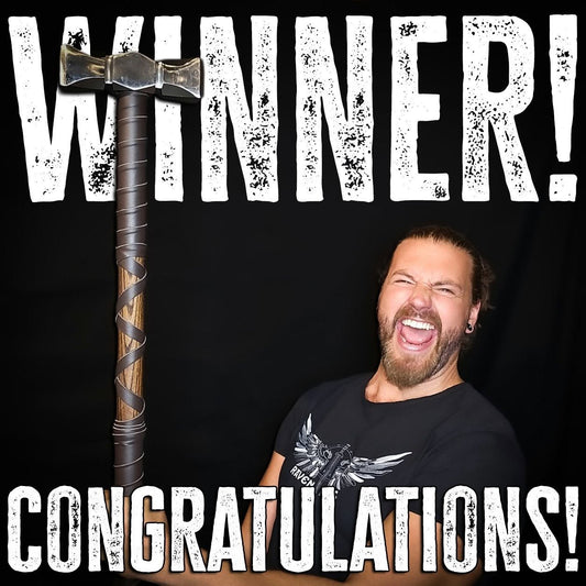 Sunday Giveaway winner – Colossal Warhammer from Raven Forge