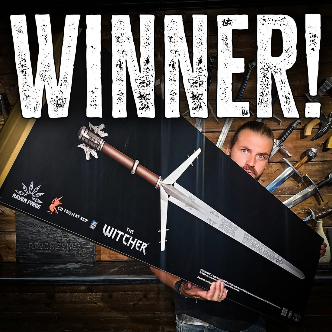 Sunday Giveaway winner – Aerondight Witcher sword from Raven Forge