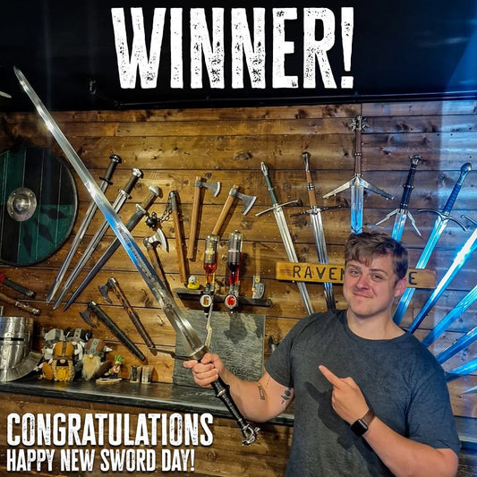 Sunday Giveaway winner – Witcher silver sword from Raven Forge