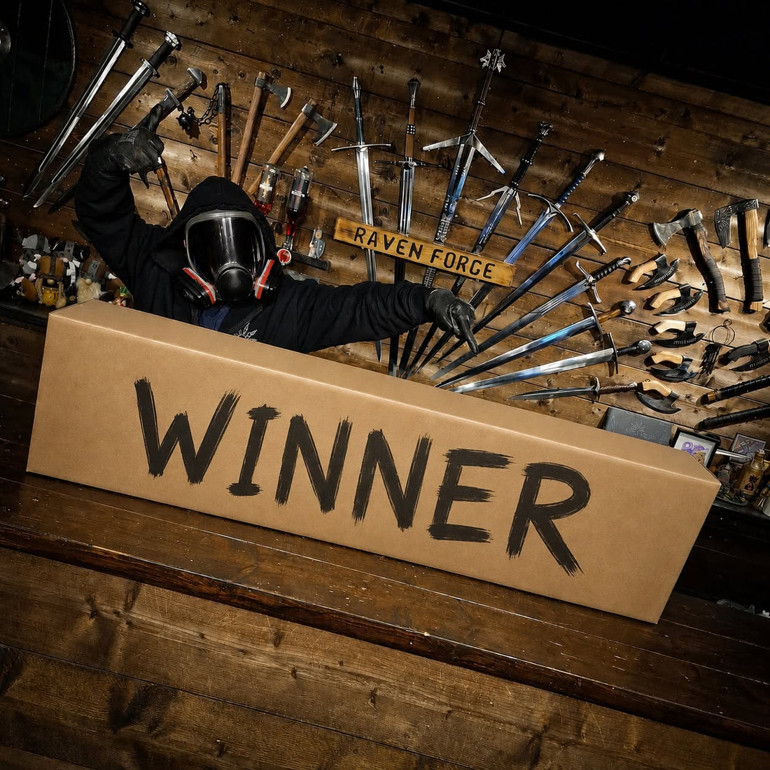 Sunday Giveaway winner – Witcher steel sword from Raven Forge