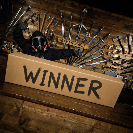 Sunday Giveaway winner – Witcher steel sword from Raven Forge