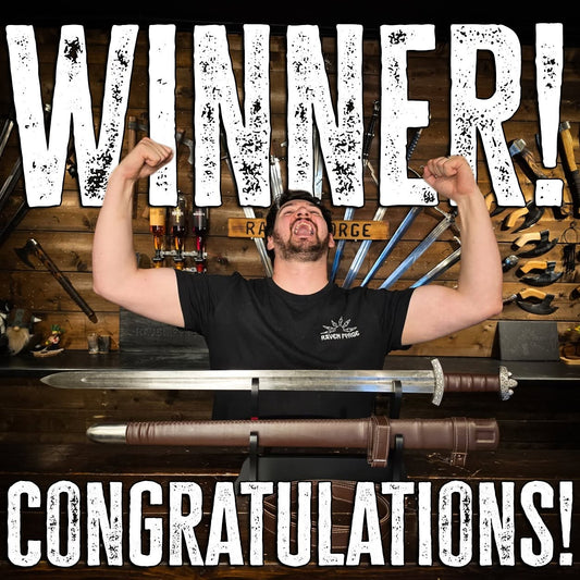 Sunday Giveaway winner – Damascus Viking Sword from Raven Forge