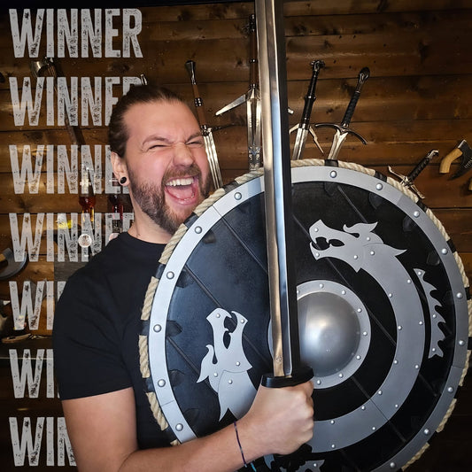 Sunday Giveaway winner – Viking sword and shield set from Raven Forge