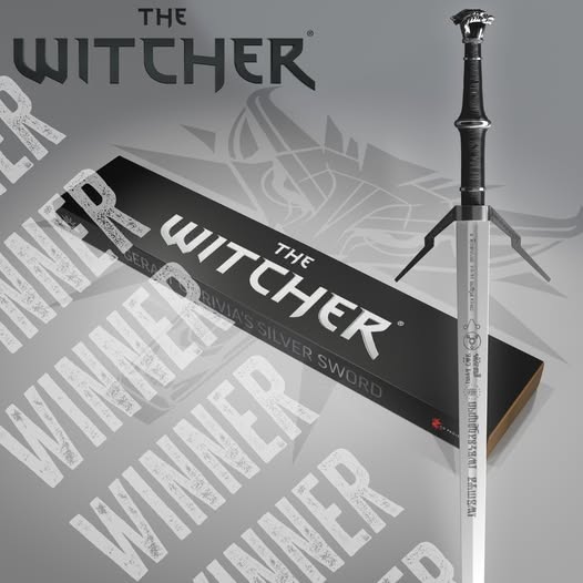 Sunday Giveaway winner – Witcher silver sword from Raven Forge