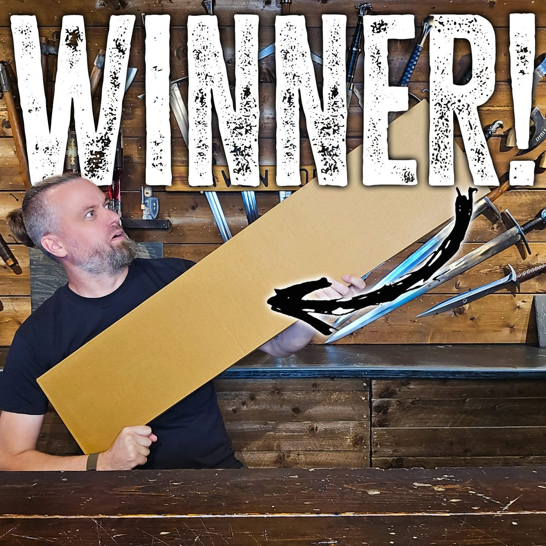 Sunday Giveaway winner – Glamdring, Sword of Gandalf, from Raven Forge