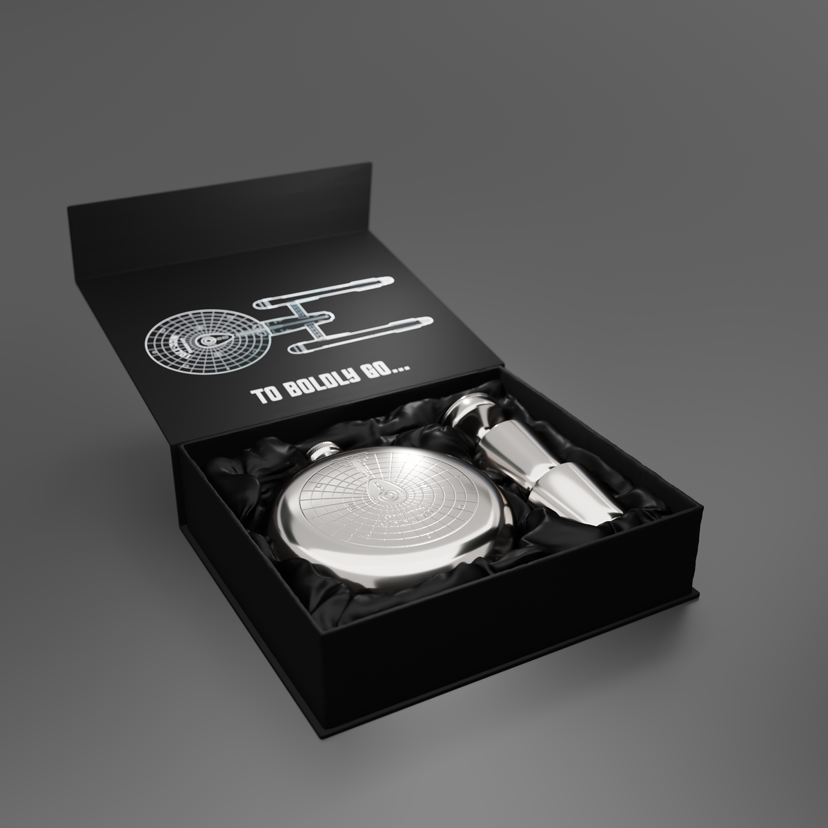 Star Trek Enterprise Hipflask