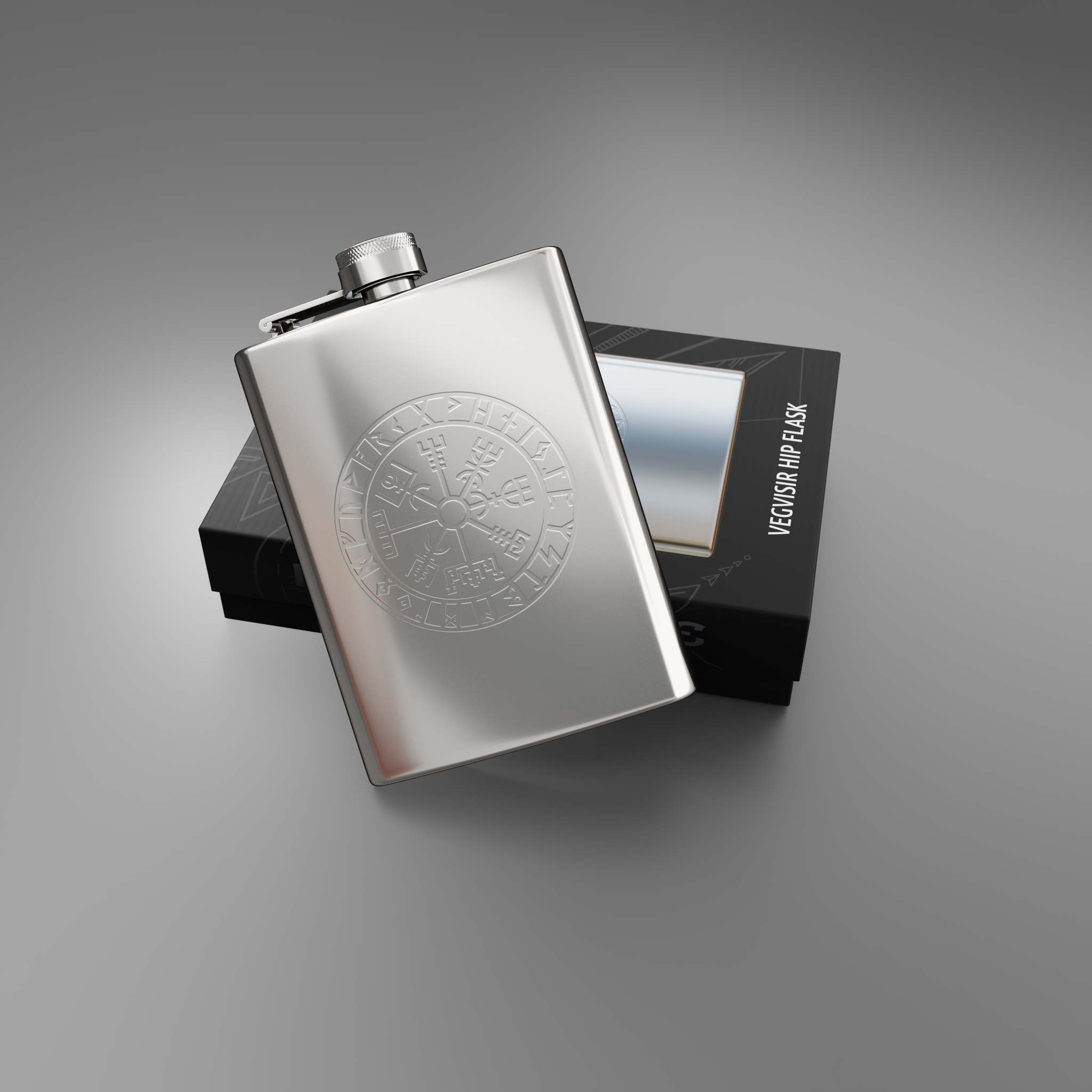 Vegvisir Hip Flask – Raven Forge