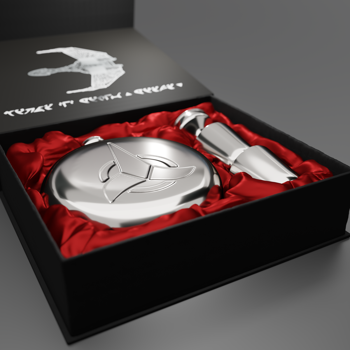 Star Trek Klingon Hipflask