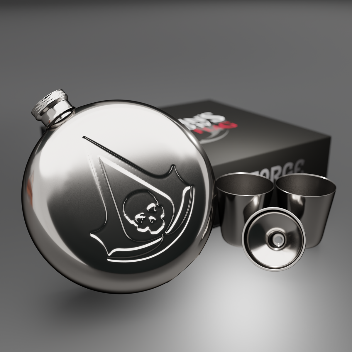 Assassin's Creed Black Flag Hipflask
