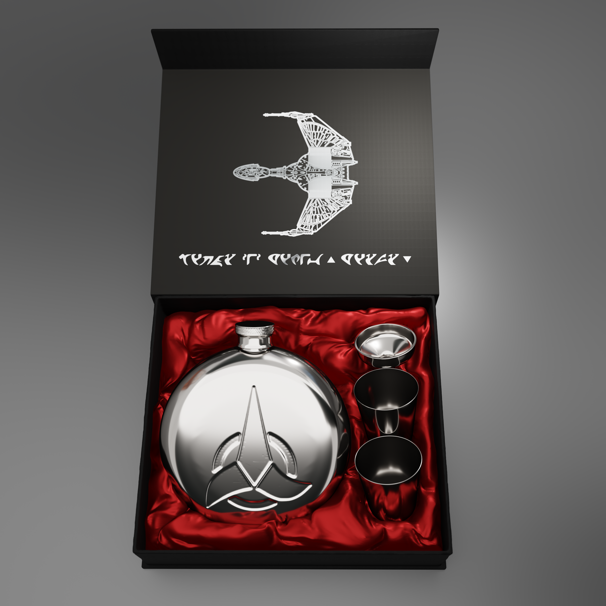 Star Trek Klingon Hipflask