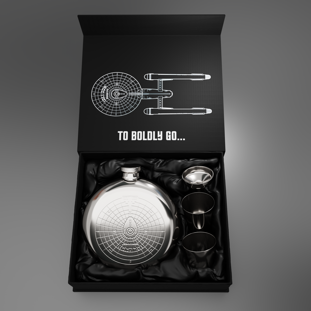 Star Trek Enterprise Hipflask