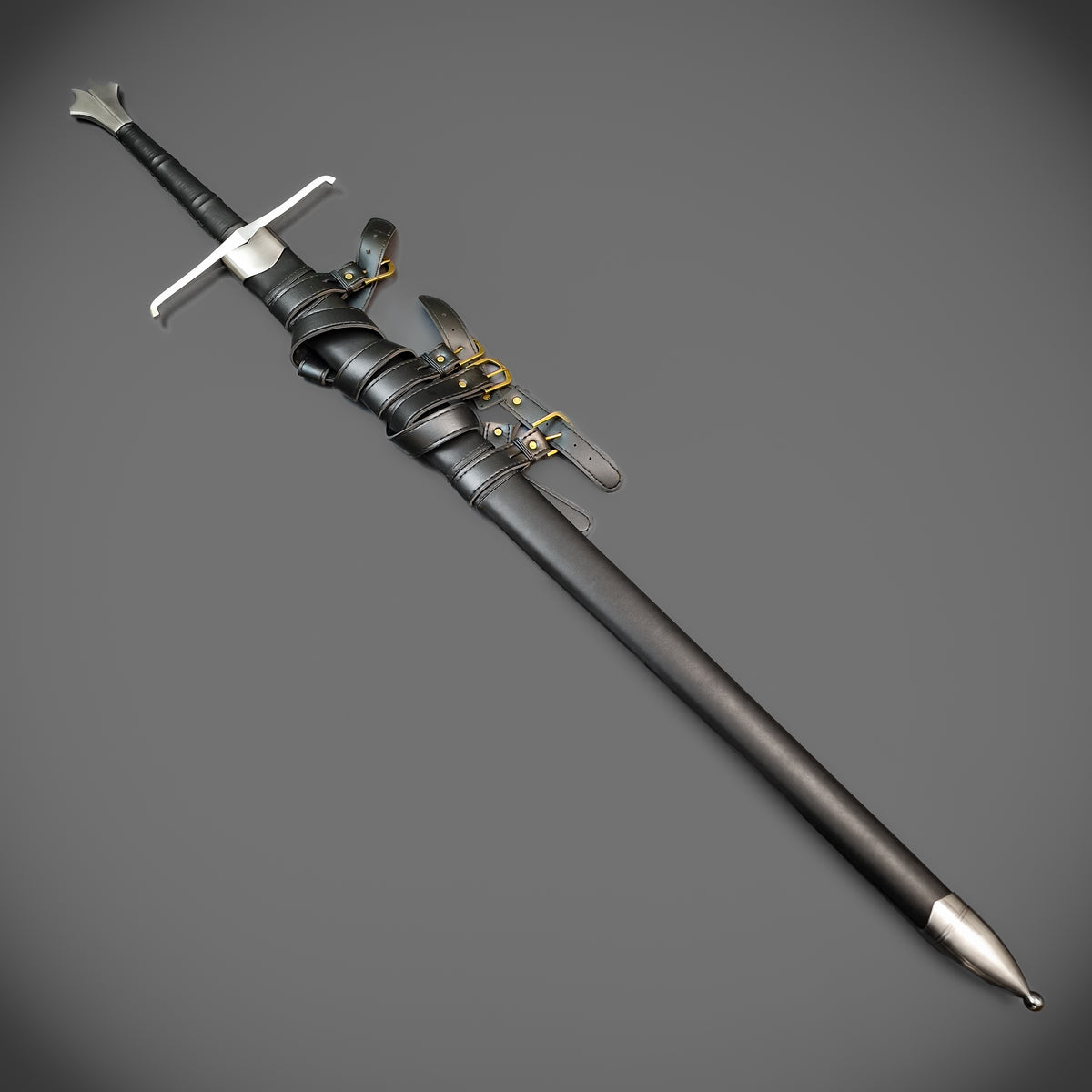 Damascus English Longsword
