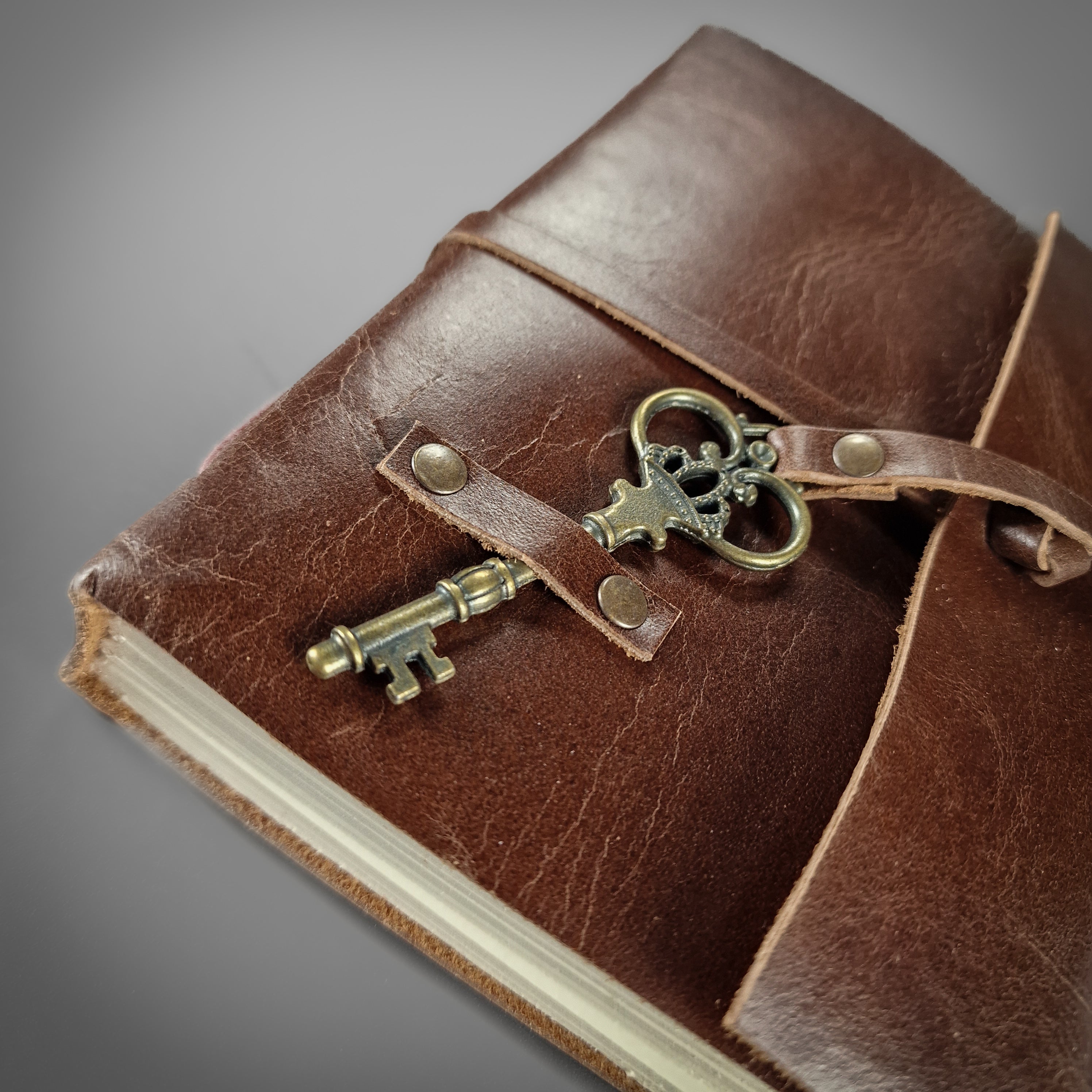 Forge Notebook Leather Notebook - Key Bound – Raven Forge