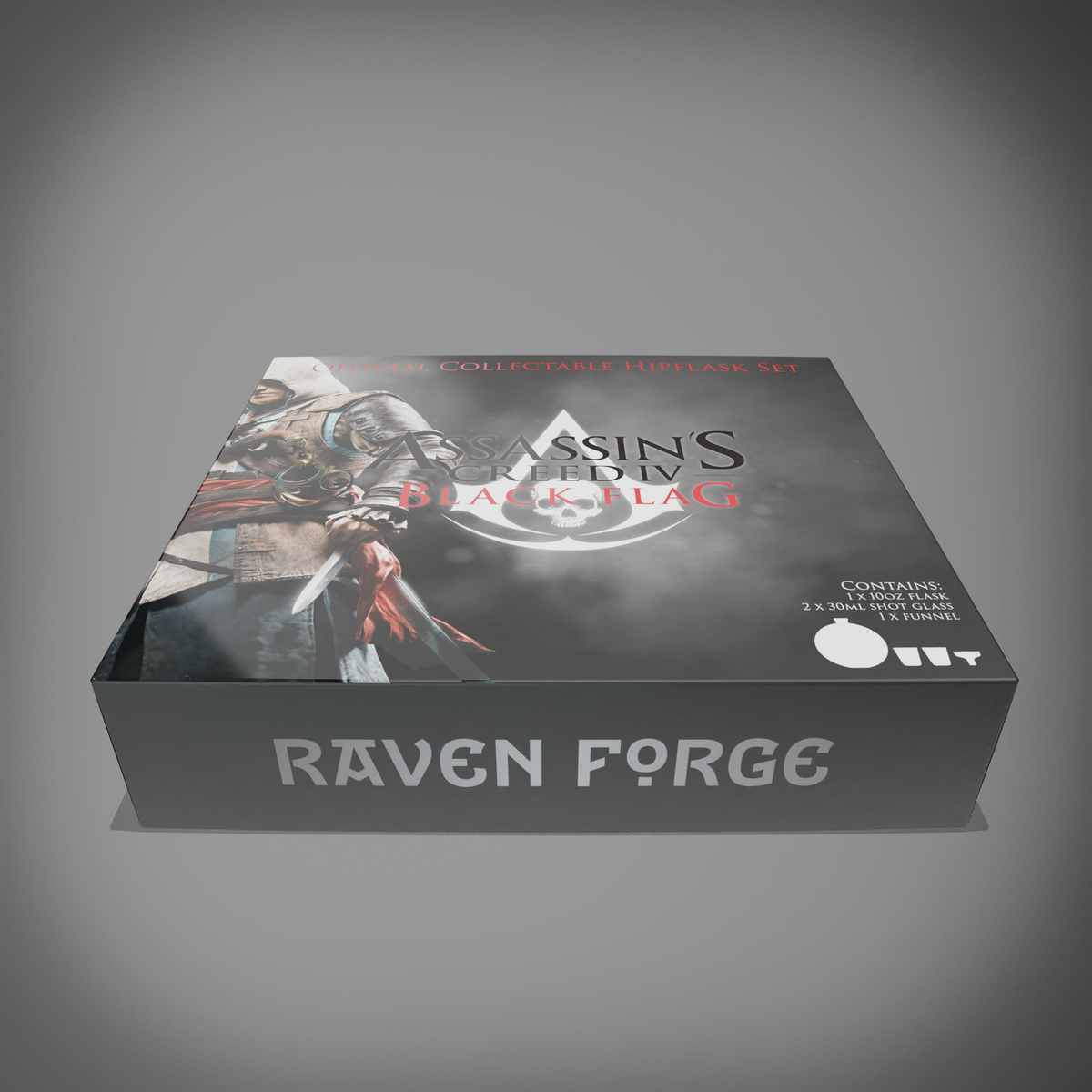 Assassin's Creed Black Flag Hipflask