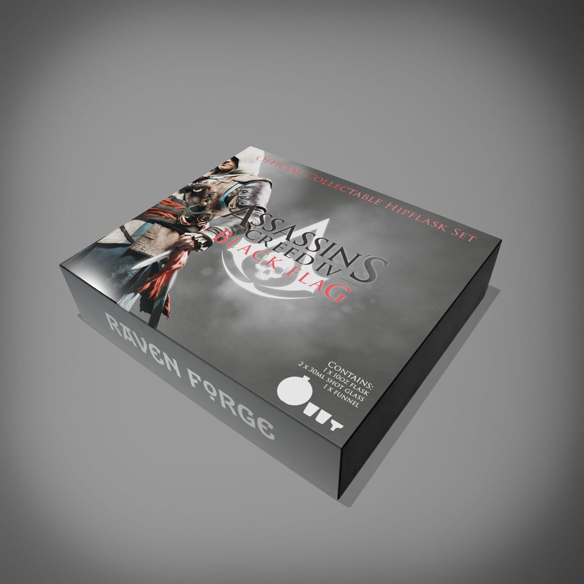 Assassin's Creed Black Flag Hipflask