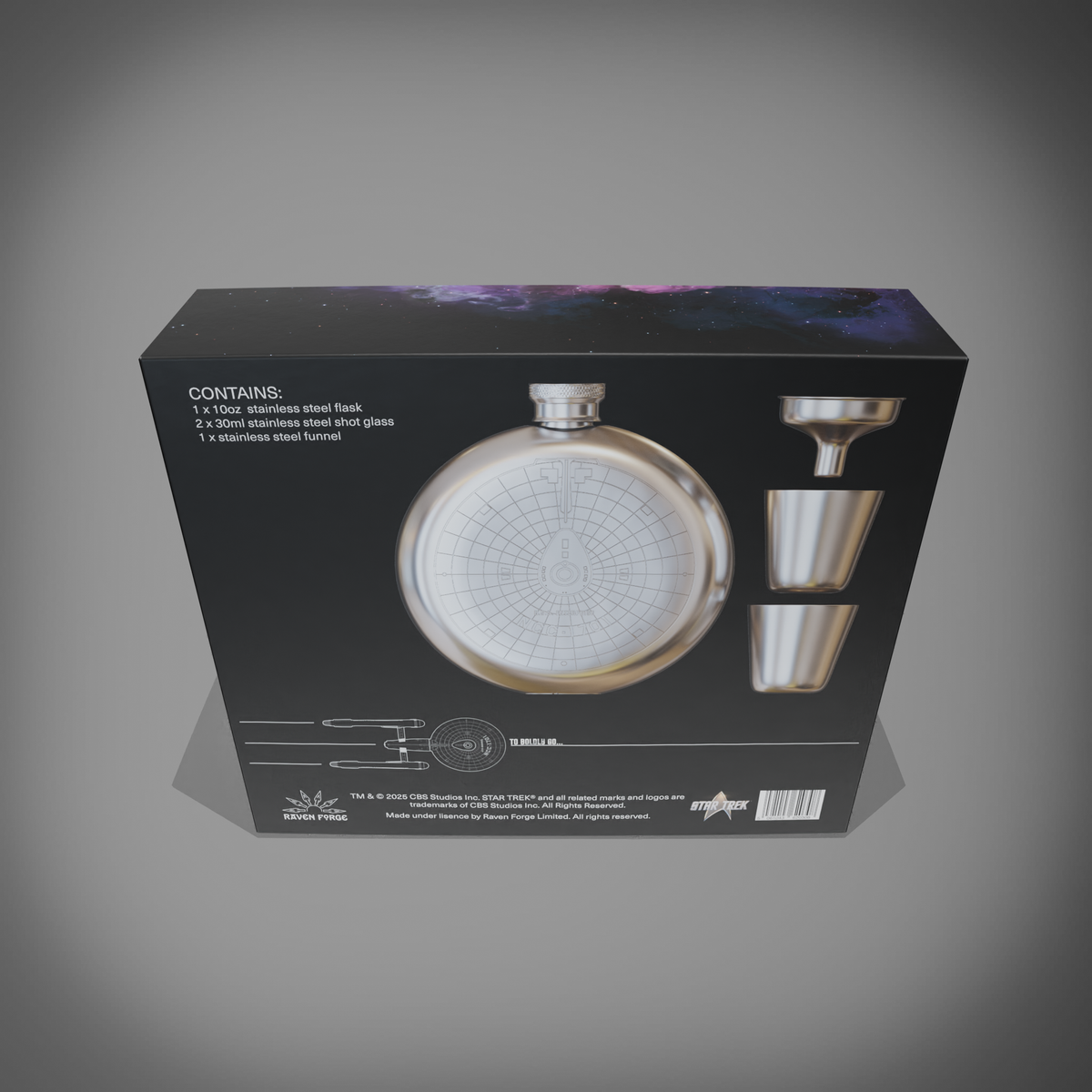 Star Trek Enterprise Hipflask