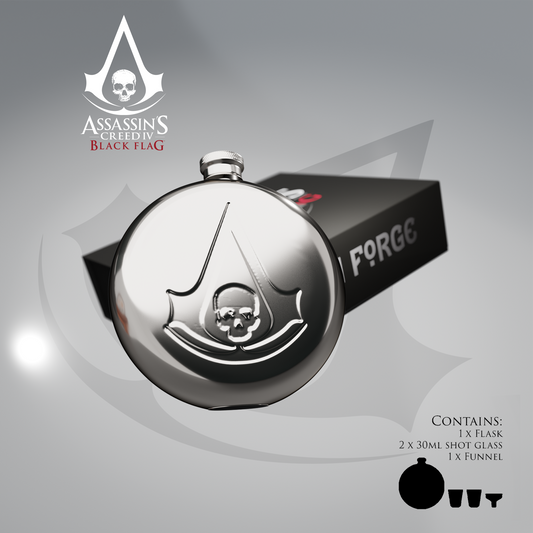 Assassin's Creed Black Flag Hipflask