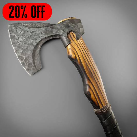 Blackened Bevelled Axe