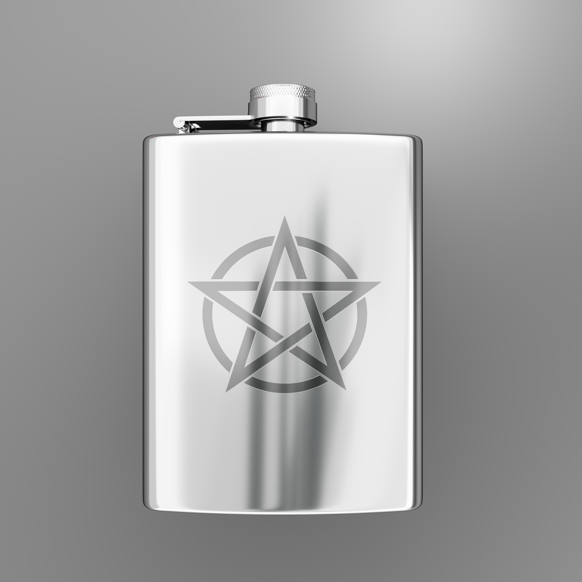 Pentagram Hip Flask