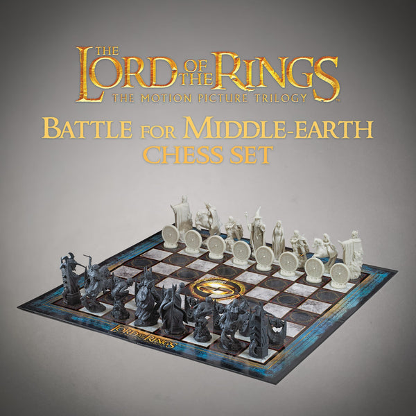 Lord of sale The Rings Battle for Middle Earth Chess Set brand new