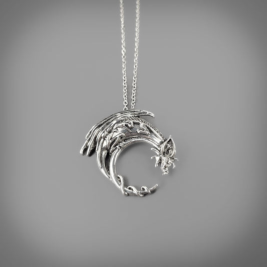 Coiled Dragon Pendant