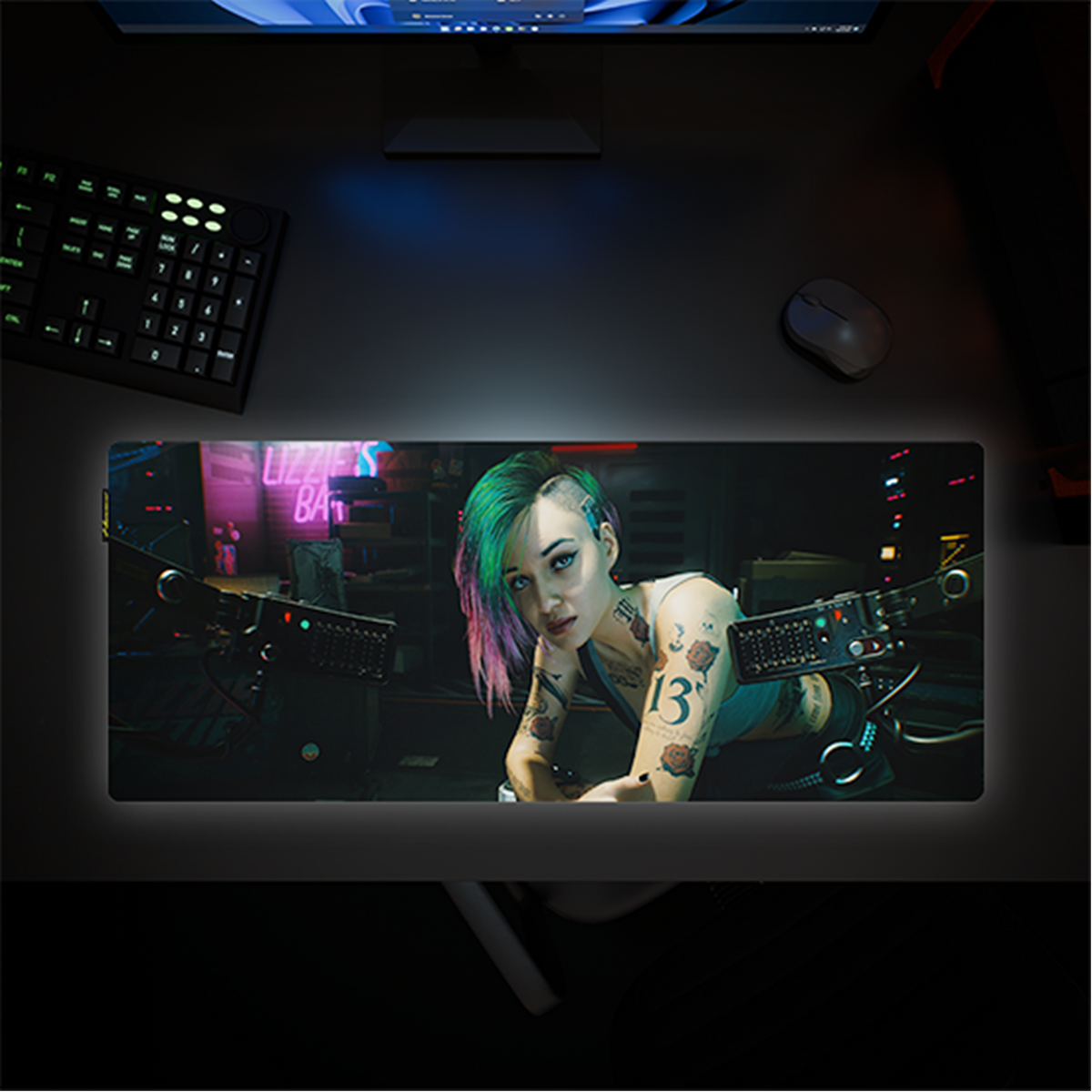 Cyberpunk 2077 Desk Mat - Judy Alvarez