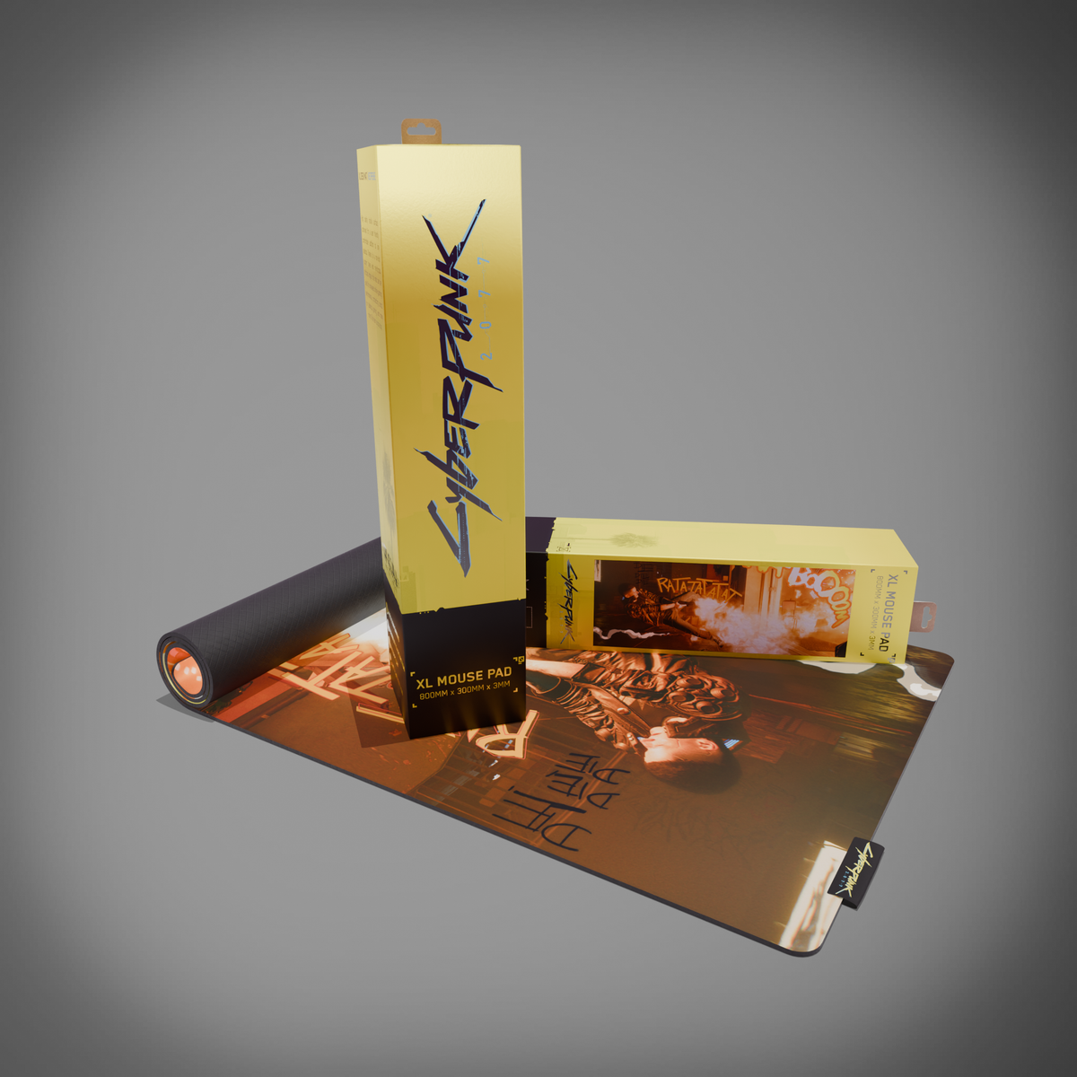 Cyberpunk 2077 Desk Mat - RATATATAT