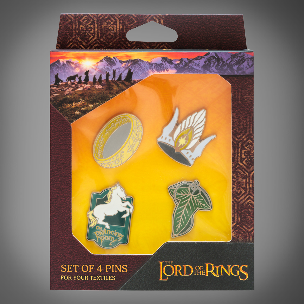Lord of the Rings - Set of 4 Pin Badges