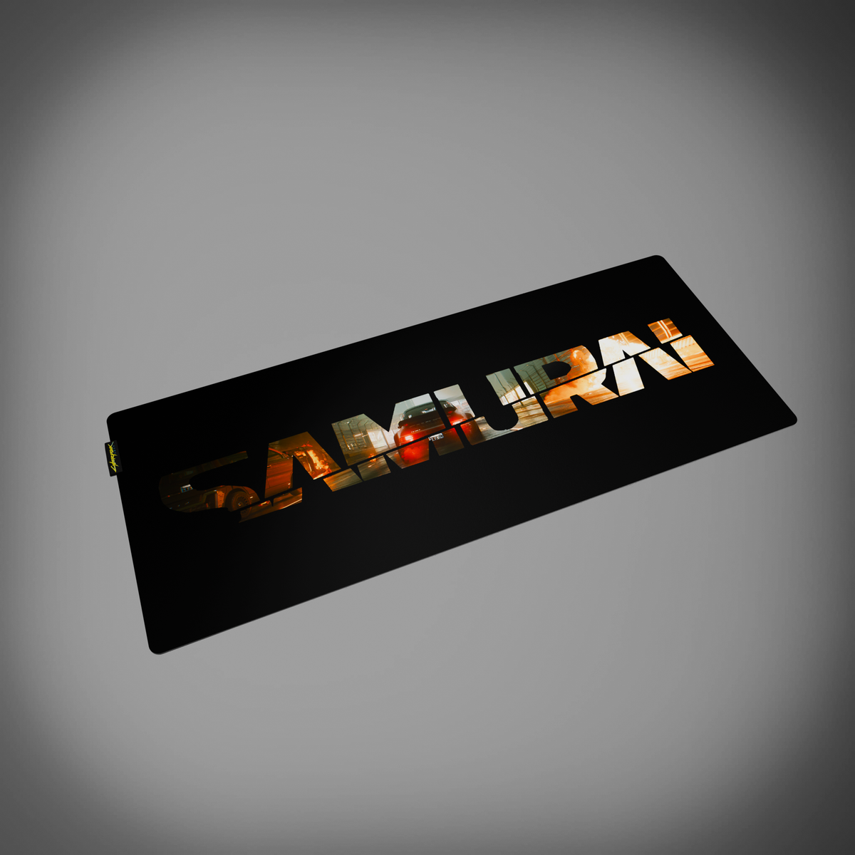 Cyberpunk 2077 Desk Mat - Johnny Silverhand's Porsche