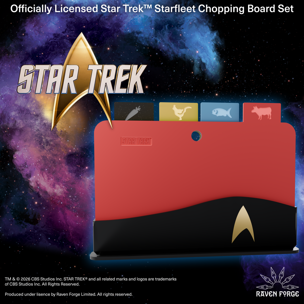 Star Trek™ Starfleet Chopping Board Set