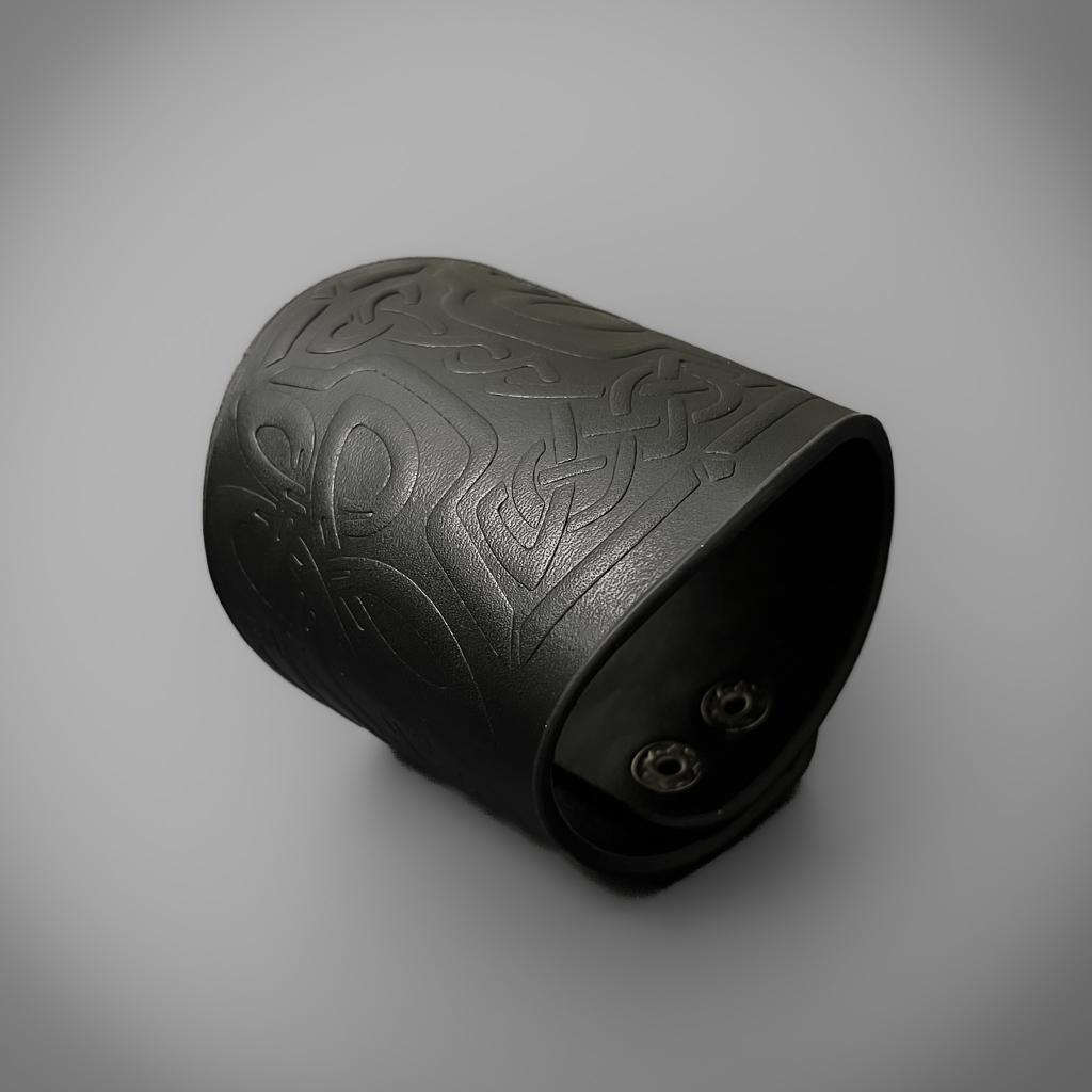 Mjolnir Leather Cuff