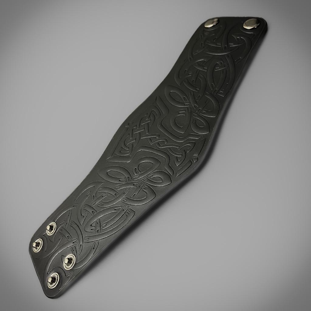Mjolnir Leather Cuff