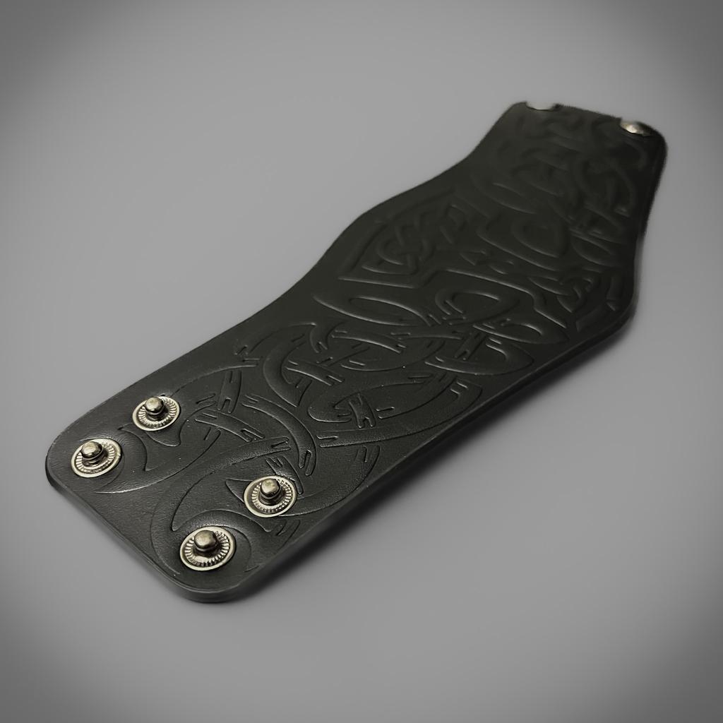 Mjolnir Leather Cuff