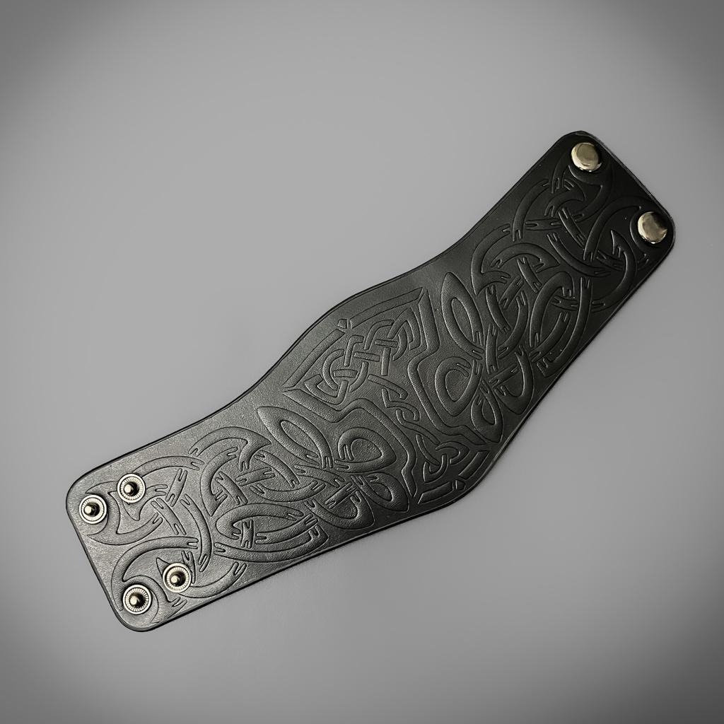 Mjolnir Leather Cuff