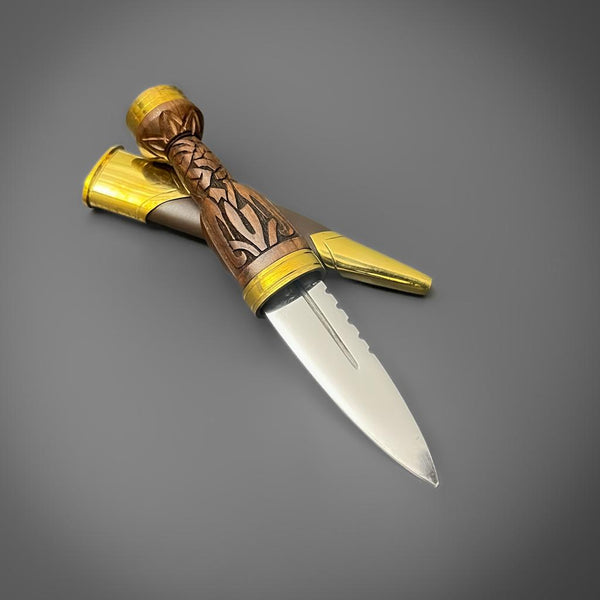 Carved Sgian Dubh – Raven Forge - Main Image