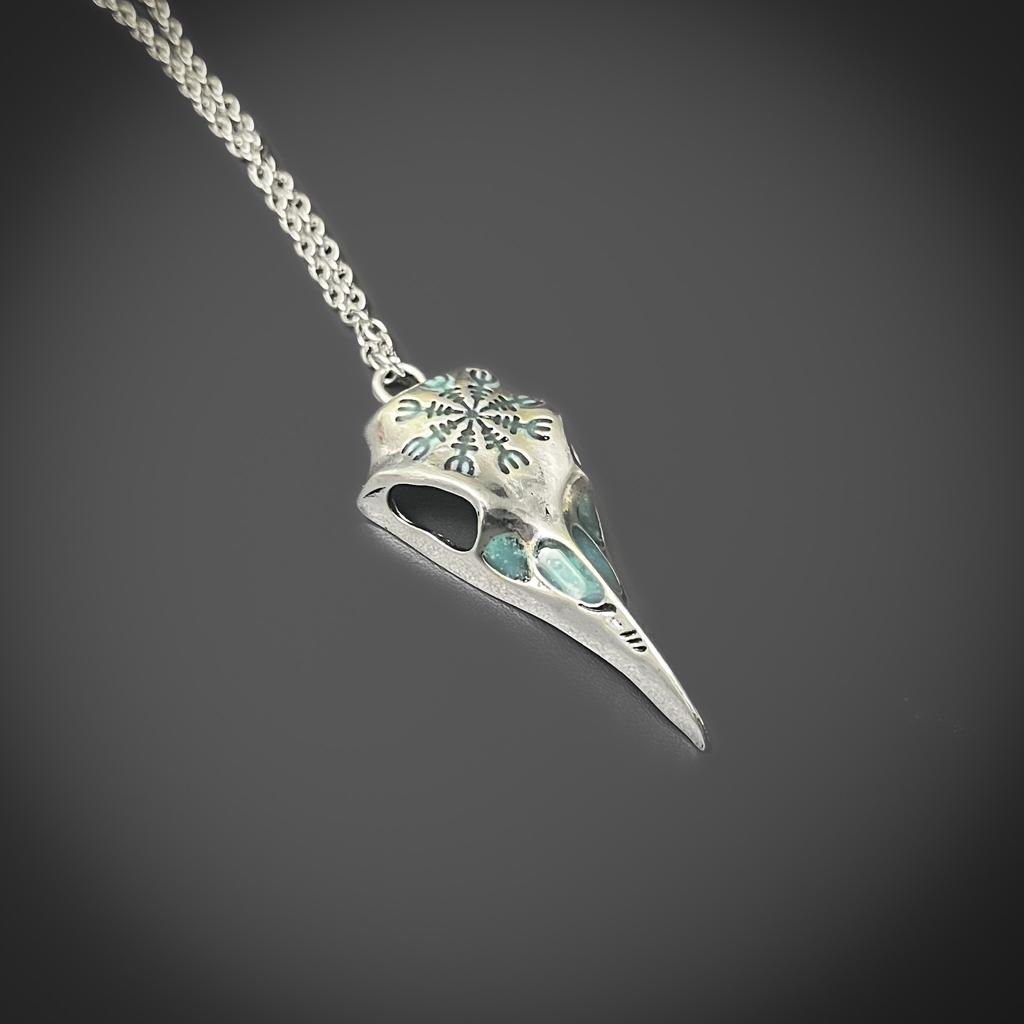 Helm of Awe Raven Pendant