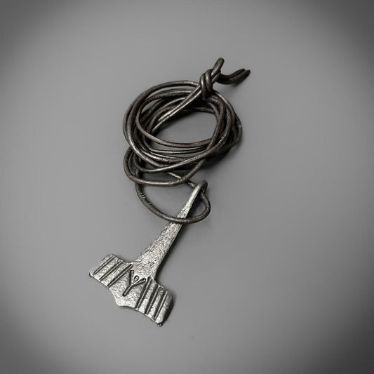 Protection Hand-Forged Mjolnir Pendant