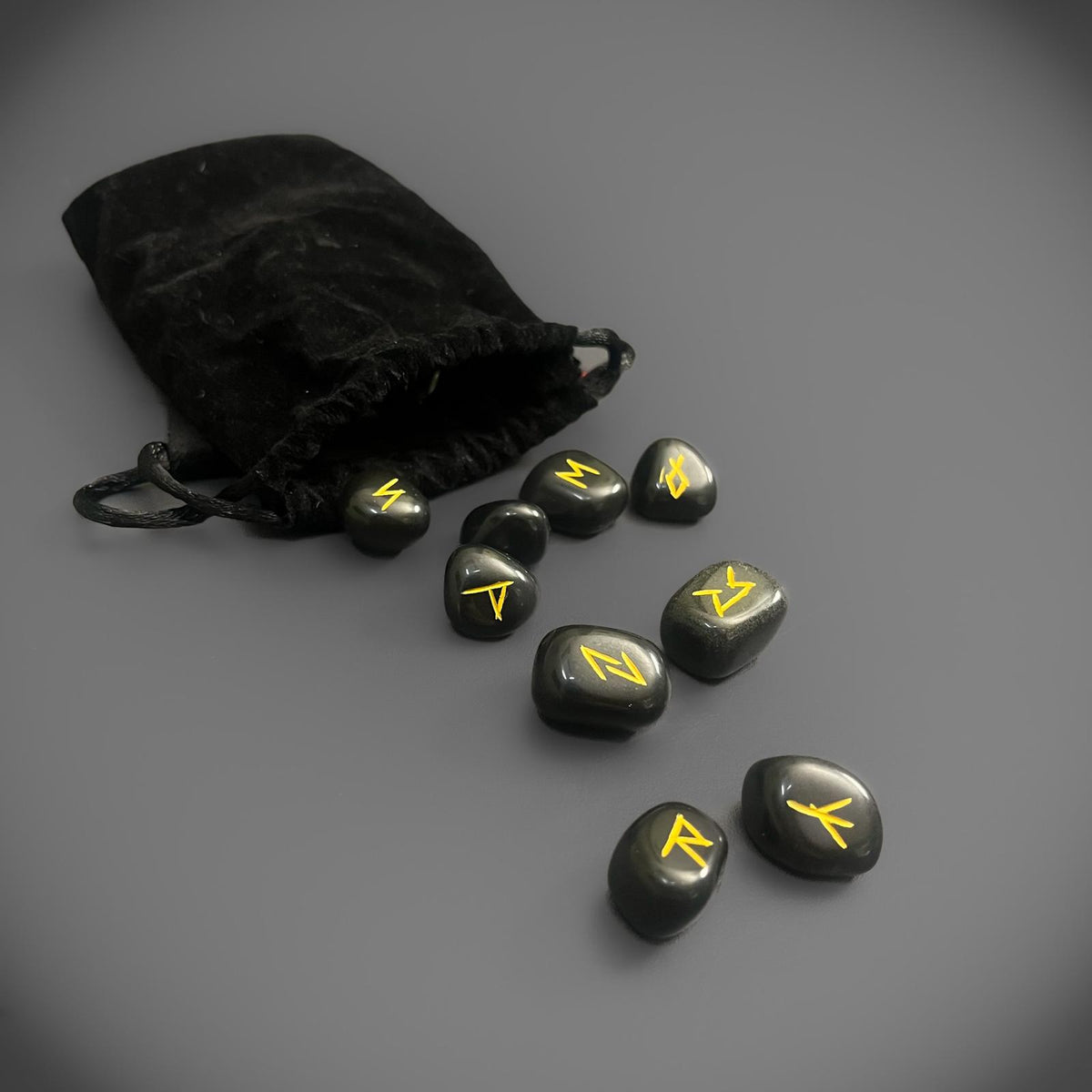 Obsidian Rune Set – Raven Forge