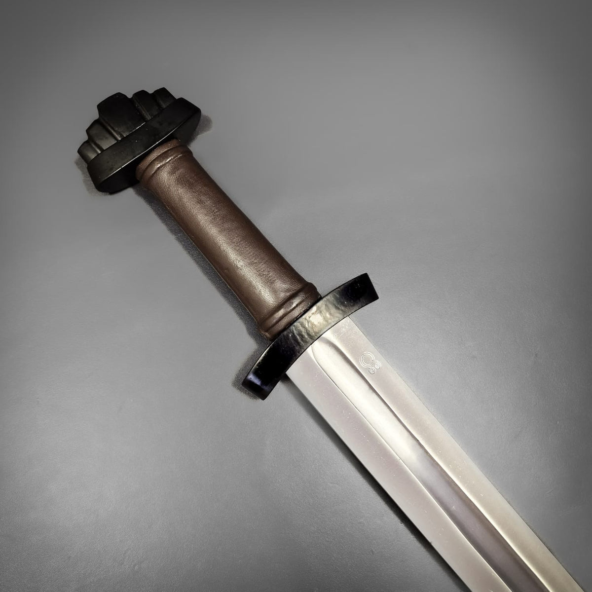 Five Lobe Viking Sword Black - Trollkors